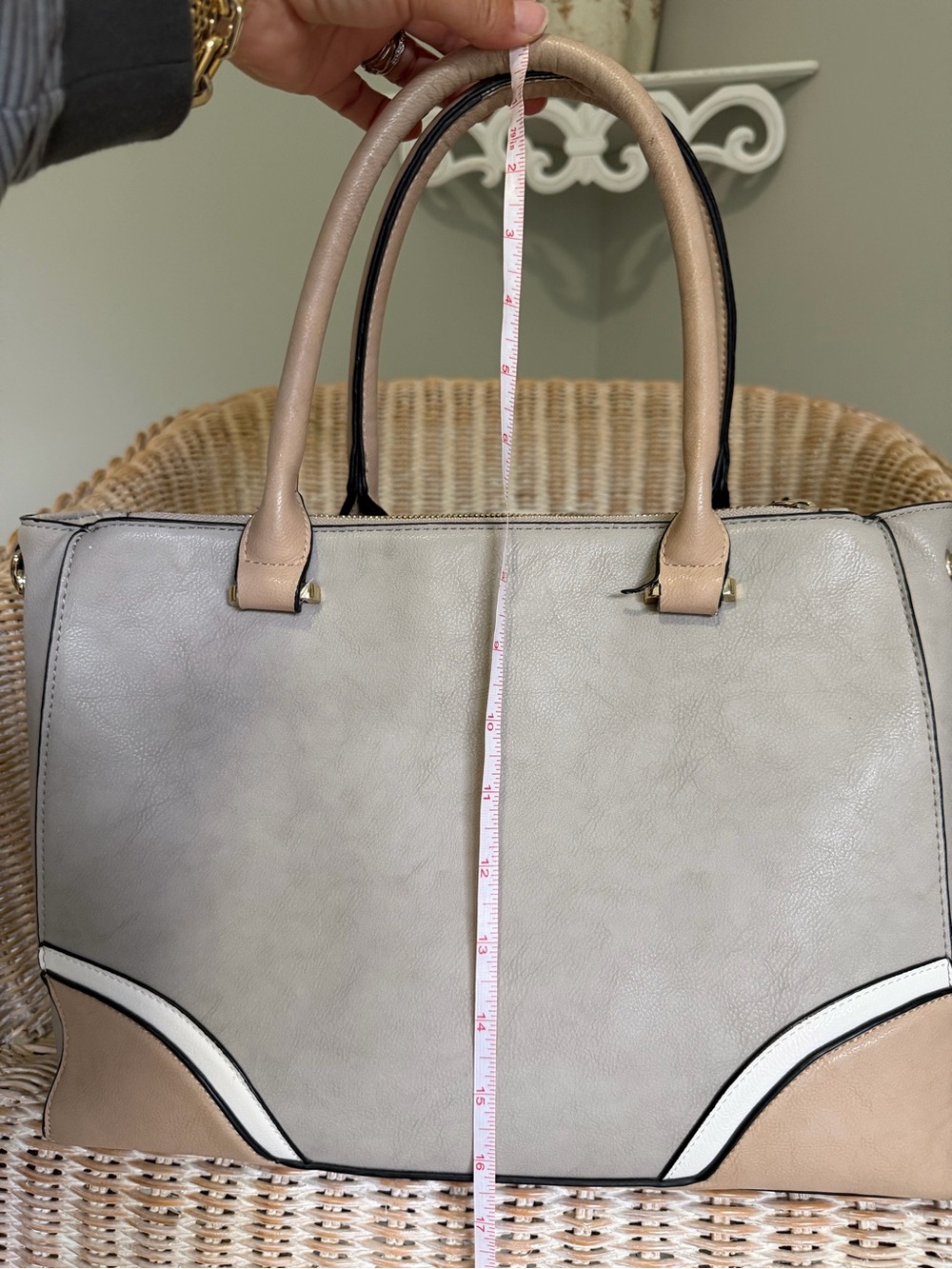 Neutral Beige Women’s Tote Bag